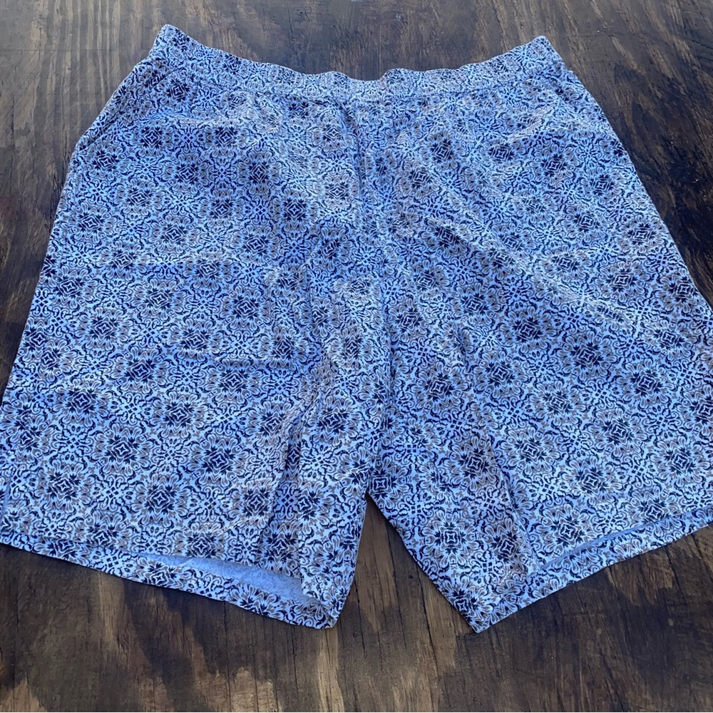 100% cotton Coral Bay Blue Patterned Women's Board Shorts